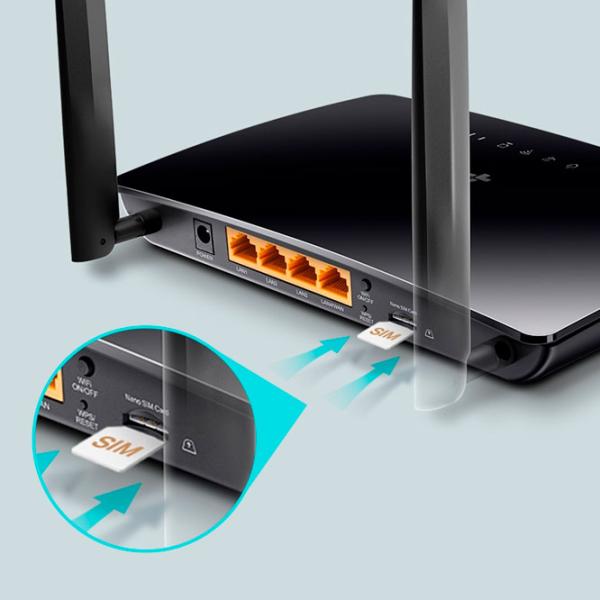 Wi-Fi Роутер TP-Link Archer MR200 300 Мбит/ с/ 733 Мбит/ с/ Черный photo 4