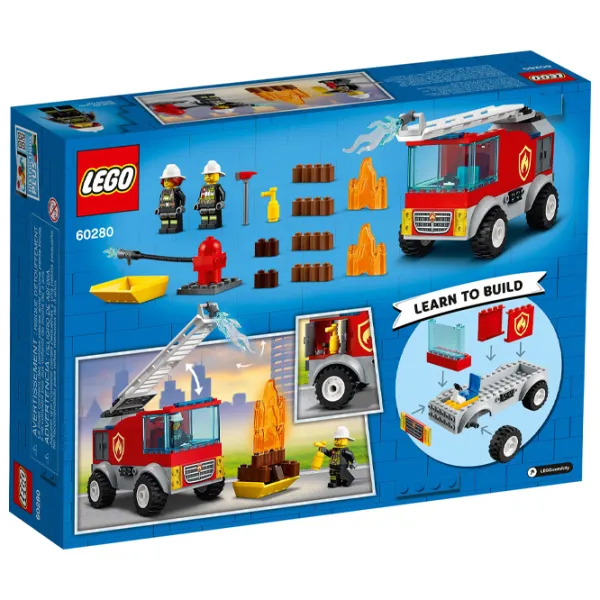 Детский конструктор LEGO City-Fire Ladder Truck Пожарные photo 2