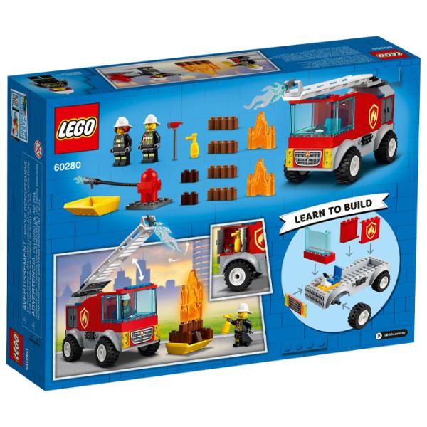 Детский конструктор LEGO City-Fire Ladder Truck Пожарные photo 2