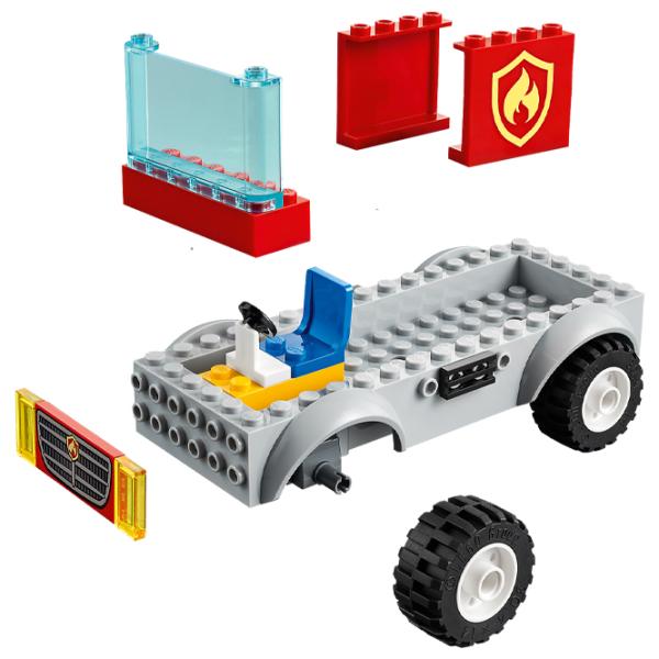 Детский конструктор LEGO City-Fire Ladder Truck Пожарные photo 4