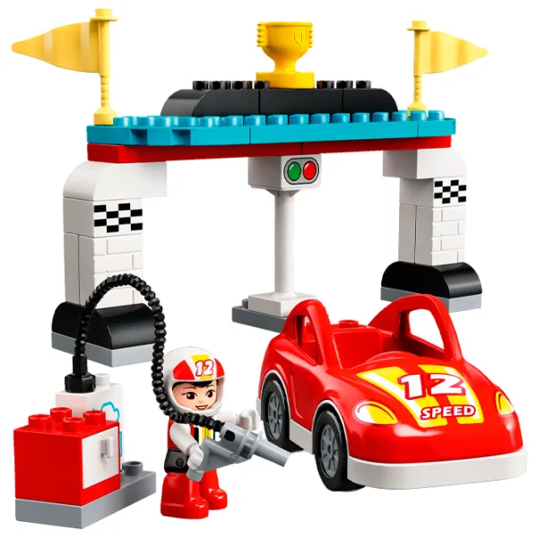 Детский конструктор LEGO Race Car Автомобиль/ Белый photo 4
