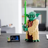 Constructor pentru copii LEGO Yoda Personaj de film/ Green photo 5