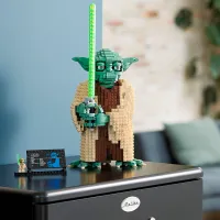 Constructor pentru copii LEGO Yoda Personaj de film/ Green photo 6
