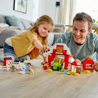 Constructor LEGO Barn, Tractor & Farm Animal Care Fermă/ Green photo 3