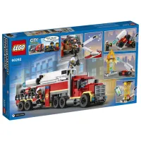 Constructor pentru copii LEGO Fire Command Unit Pompieri/ Red photo 2