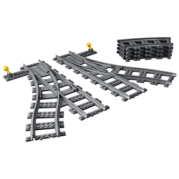 Constructor LEGO Switch Tracks Cale ferată/ Gray photo 3