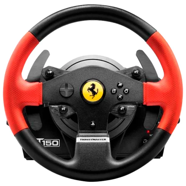 Volan Thrustmaster T150 Ferrari Force Feedback Cu fir / 15 buttons / Black photo 2