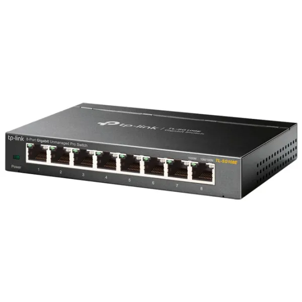 Switch TP-Link TL-SG108E Черный photo 2