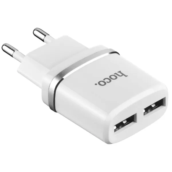 Сетевое зарядное устройство Rival 2USB, 2.4A 2.4 А/ Белый photo 2