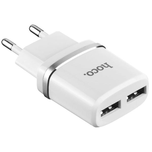 Сетевое зарядное устройство Rival 2USB, 2.4A 2.4 А/ Белый photo 2