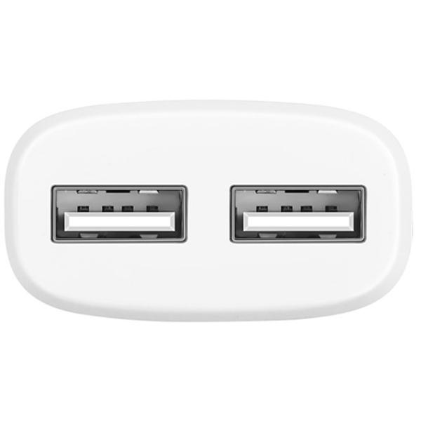 Сетевое зарядное устройство Rival 2USB, 2.4A 2.4 А/ Белый photo 3