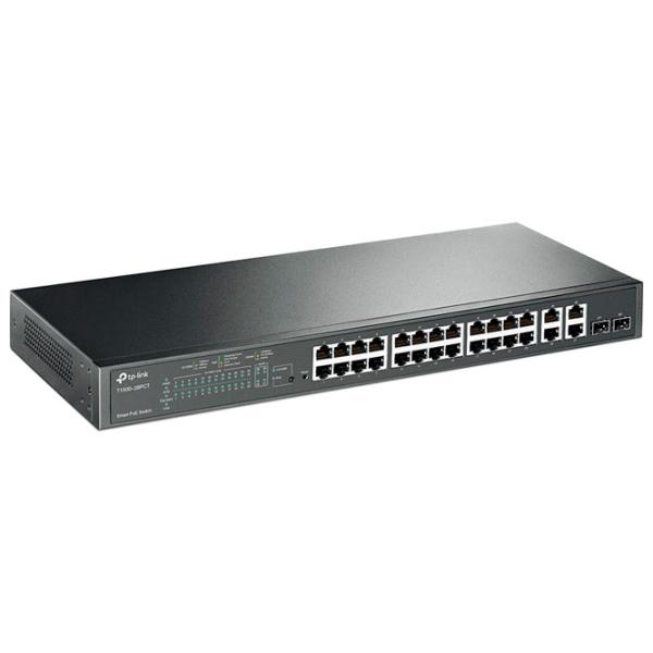 Switch TP-Link T1500-28PCT Black photo 2