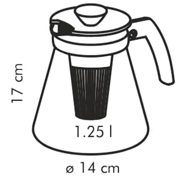 Infuzor Tescoma TEO 646623.12 1.25 l 1.25 l/ Orange photo 4