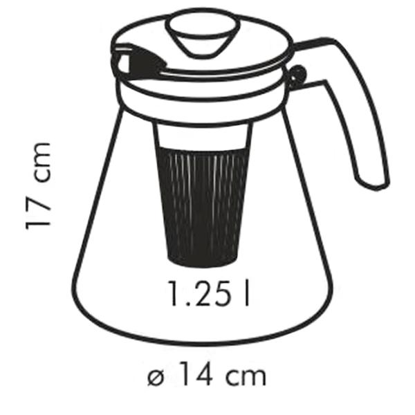 Infuzor Tescoma TEO 646623.12 1.25 l 1.25 l/ Orange photo 4