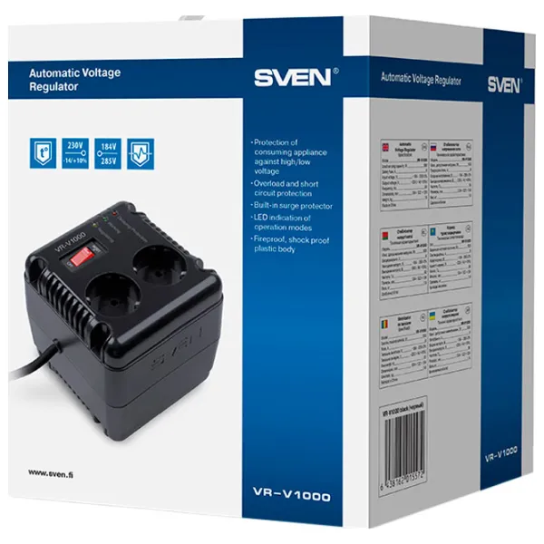 UPS Sven VR-V1000 Black photo 6