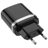 Încărcător de rețea Rival USB QC3.0 2 A/ Black photo 2