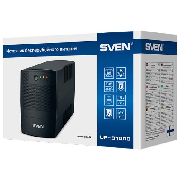 ИБП Sven UP-B1000 Черный photo 5