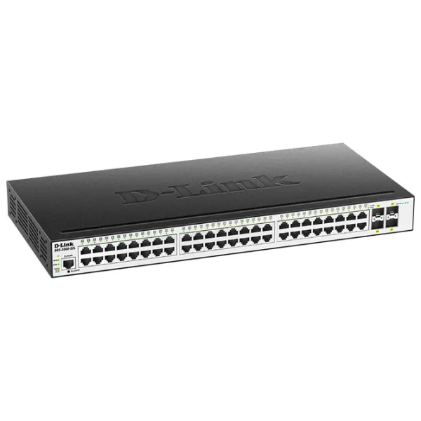 Switch D-Link DGS-3000-52L/ B1A Black photo 2