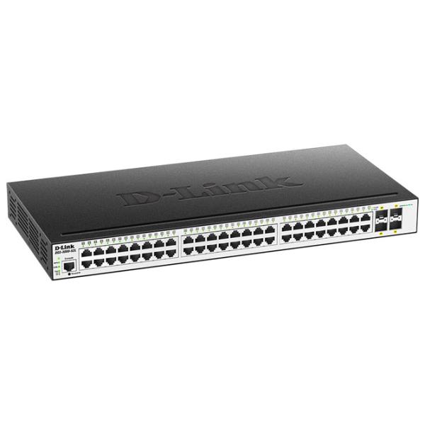 Switch D-Link DGS-3000-52L/ B1A Black photo 2