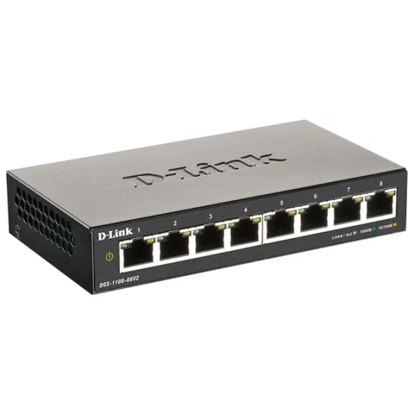 Switch D-Link DGS-1100-08V2/ A1A Черный photo 2