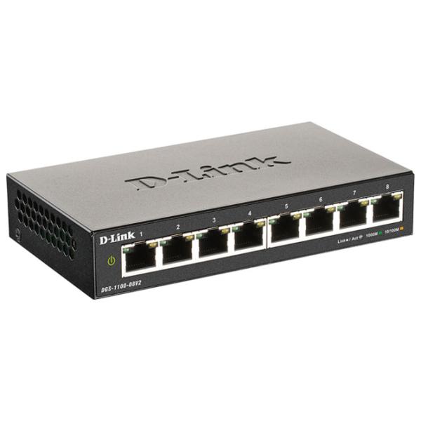 Switch D-Link DGS-1100-08V2/ A1A Черный photo 2