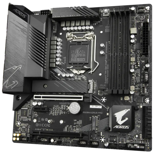 Placă de bază Gigabyte B560M AORUS PRO mATX/ Intel B560 photo 2