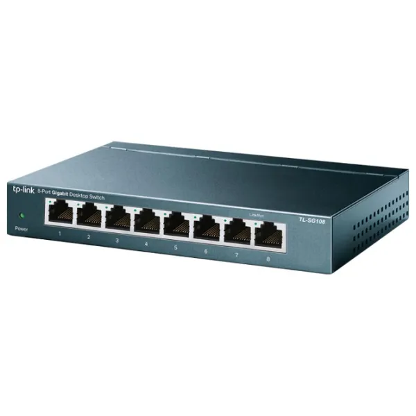 Switch TP-Link TL-SG108 Черный photo 2