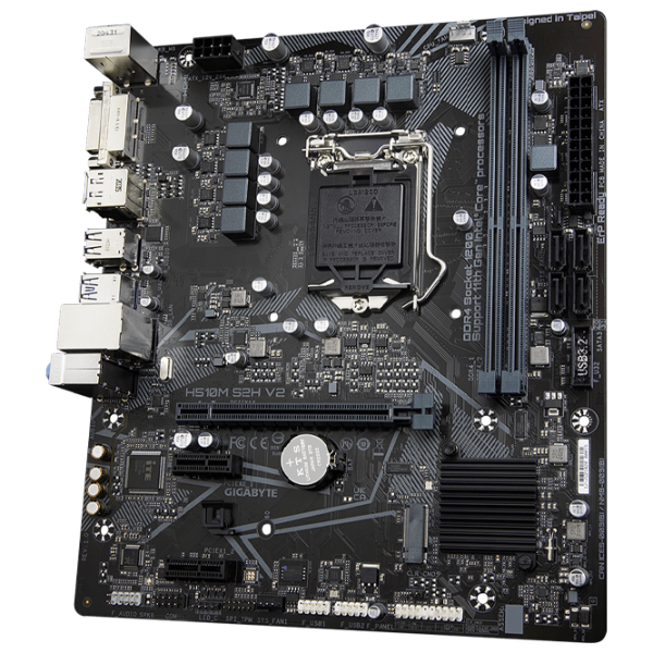 Материнская плата Gigabyte H510M S2H V2 mATX/ Intel H510 photo 3