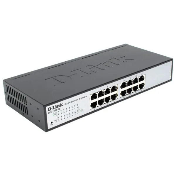 Switch D-Link DES-1100-16 Black photo 2
