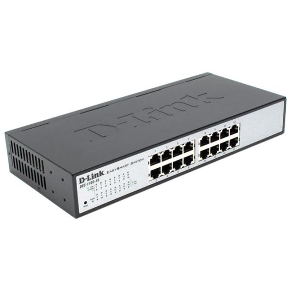 Switch D-Link DES-1100-16 Black photo 2