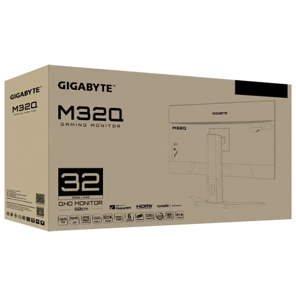 Монитор Gigabyte M32Q 31.5" 2K 165 Гц/ 0.8 мс/ Черный photo 8