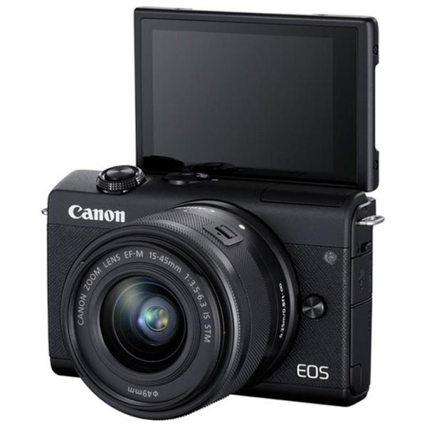 Фотоаппарат Canon EOS M200 Kit CMOS/ Черный photo 2 Фотоаппарат Canon EOS M200 Kit CMOS/ Черный photo 2