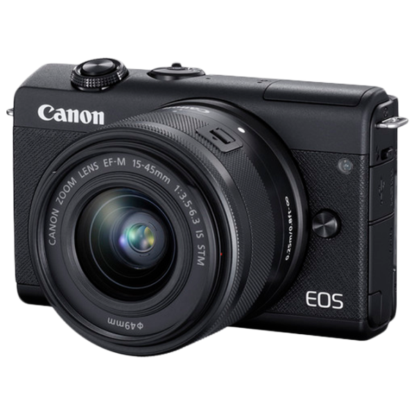 Фотоаппарат Canon EOS M200 Kit EF-M 55-200mm f/ 4.5-6.3 IS STM CMOS/ Черный photo 2