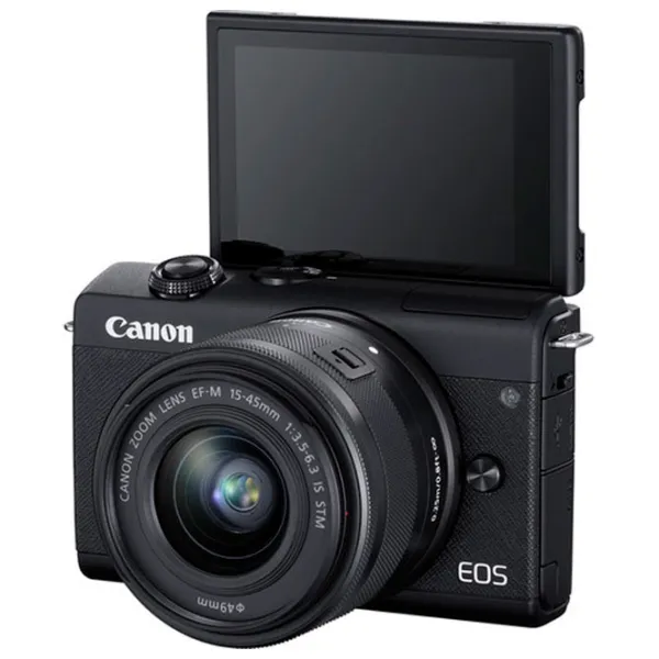 Фотоаппарат Canon EOS M200 Kit EF-M 55-200mm f/ 4.5-6.3 IS STM CMOS/ Черный photo 3