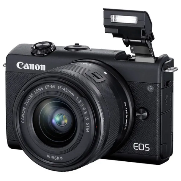Фотоаппарат Canon EOS M200 Kit EF-M 55-200mm f/ 4.5-6.3 IS STM CMOS/ Черный photo 4