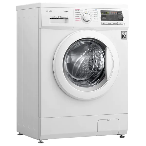 Mașină de spălat cu uscător LG F1296CDS0 Direct Drive/Steam/6 Motion DD/6 kg/White photo 2