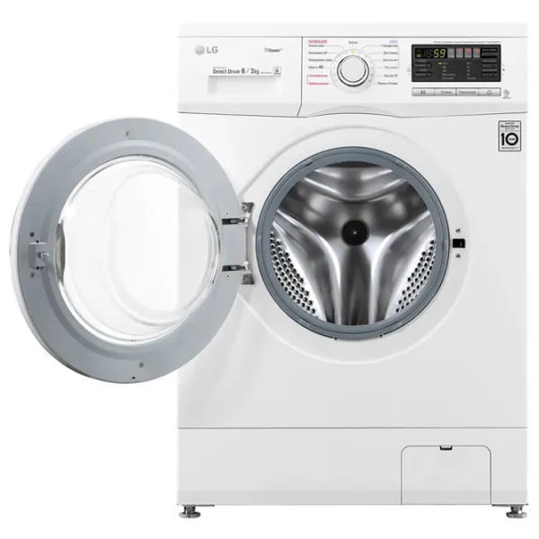 Mașină de spălat cu uscător LG F1296CDS0 Direct Drive/Steam/6 Motion DD/6 kg/White photo 6