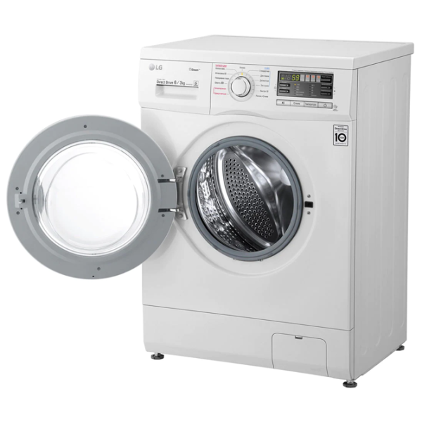 Mașină de spălat cu uscător LG F1296CDS0 Direct Drive/Steam/6 Motion DD/6 kg/White photo 7