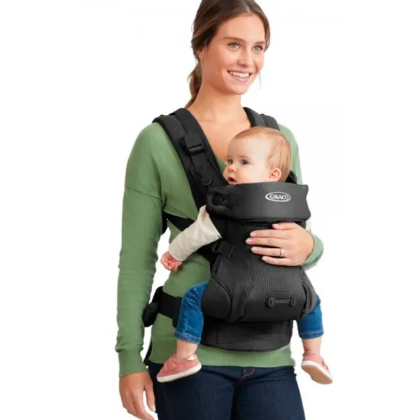 Marsupiu pentru copii Graco Cradle Me 4 in 1 (G5A999ONXEU) 16 kg/ Black photo 3
