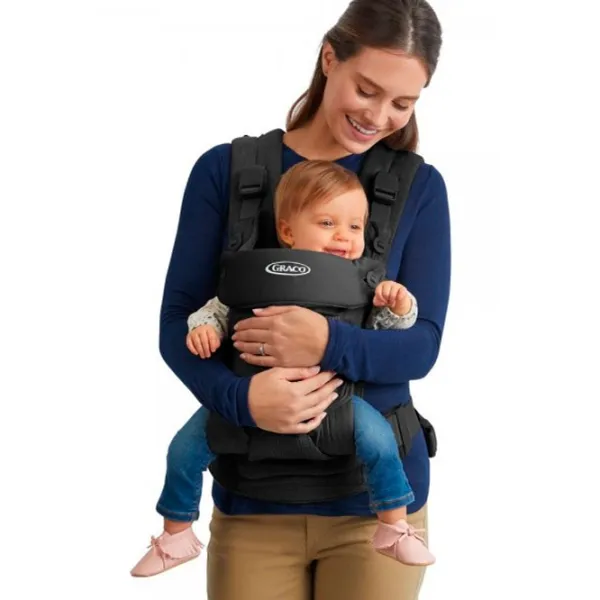 Marsupiu pentru copii Graco Cradle Me 4 in 1 (G5A999ONXEU) 16 kg/ Black photo 4