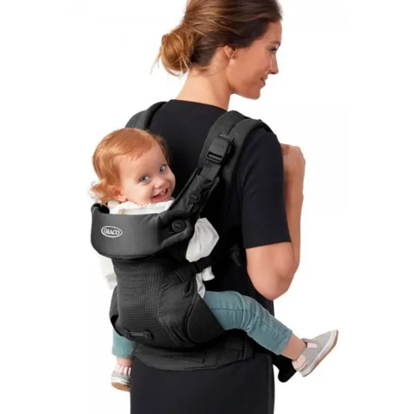 Marsupiu pentru copii Graco Cradle Me 4 in 1 (G5A999ONXEU) 16 kg/ Black photo 5