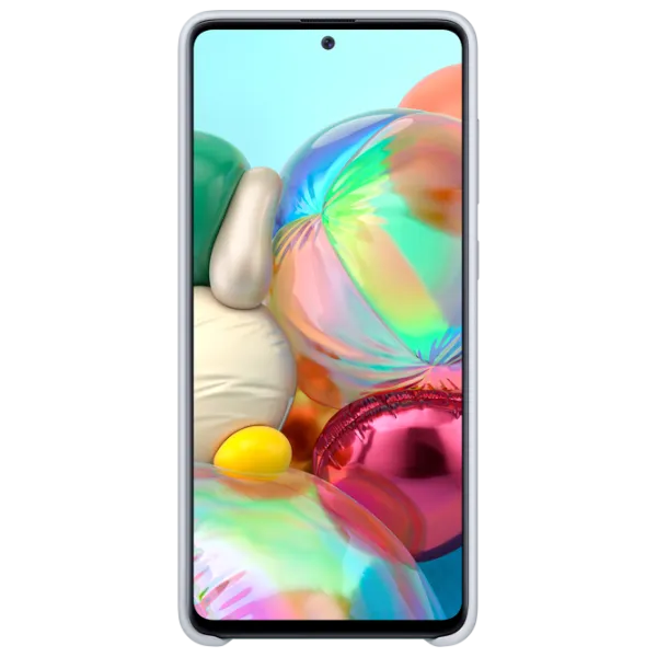 Чехол для смартфона Samsung Galaxy A71 Samsung/ Back/ TPU/ Серебристый photo 2
