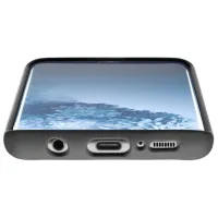 Husă pentru smartphone Samsung Galaxy S21+ Cellularline/ Back/ Silicon/ Black photo 2