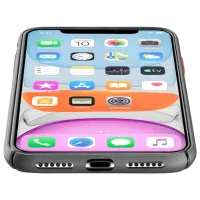 Husă pentru smartphone Apple iPhone 11 Cellularline/ Back/ Silicon/ Black photo 3