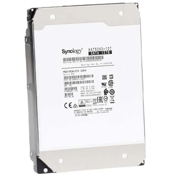 HDD Synology HAT5300-12T 12 ТБ MG07ACA12TE/ Серебристый photo 2