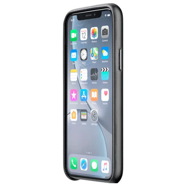 Husă pentru smartphone Apple iPhone XR Cellularline/ Back/ Piele ecologică/ Black photo 2 Husă pentru smartphone Apple iPhone XR Cellularline/ Back/ Piele ecologică/ Black photo 2