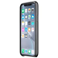 Husă pentru smartphone Apple iPhone XR Cellularline/ Back/ Piele ecologică/ Black photo 2