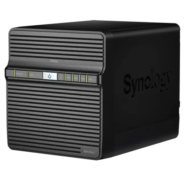 Сетевое хранилище Synology DS420J Черный photo 2