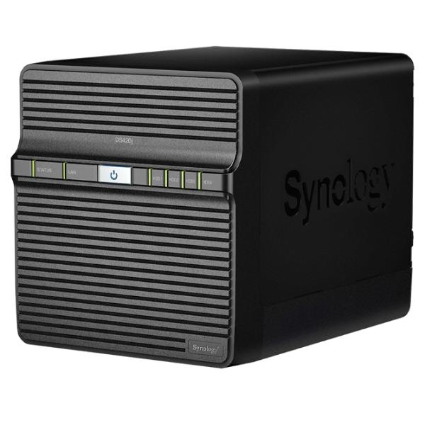 Сетевое хранилище Synology DS420J Черный photo 2