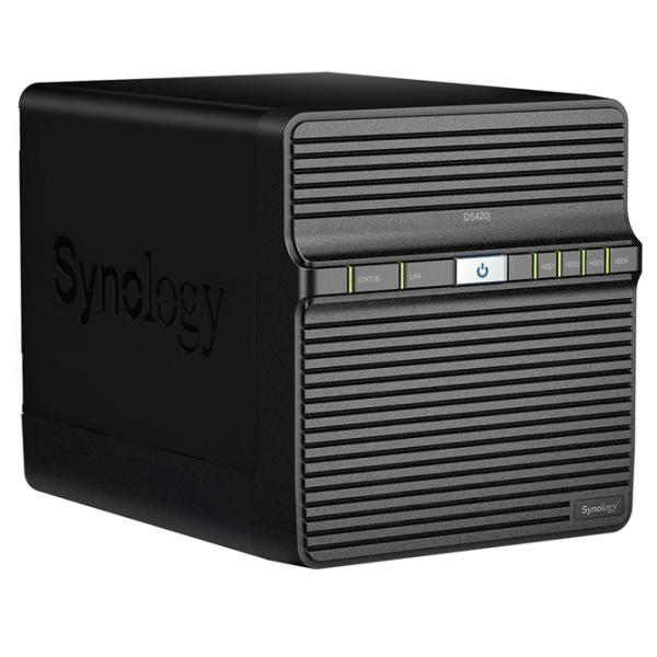 Сетевое хранилище Synology DS420J Черный photo 6